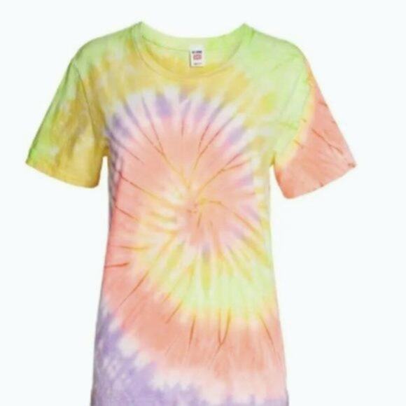 ReDone tie dye tee multicolored S - Picture 1 of 7